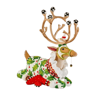 Patience Brewster Dash Away Sitting Vixen Reindeer Figure