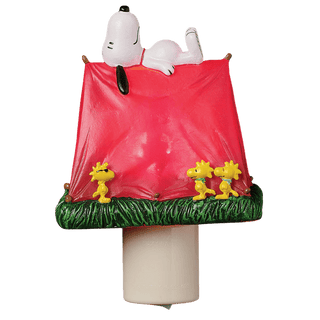 5"H Peanuts Snoopy with Hidden Woodstock Night-Light