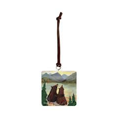 Sunset Bears Ornament