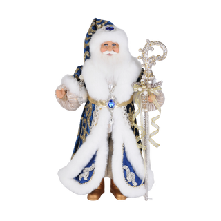 Karen Didion Lighted Sapphire Royale Santa