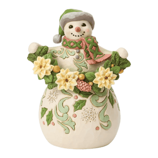 Opal & Moss Snowman Poinsettia