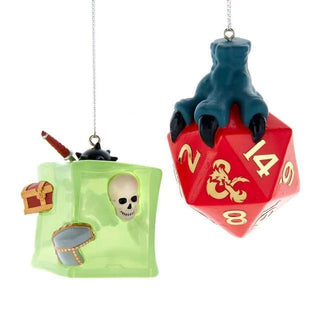Dungeons & Dragons® Dice and Gelatinous Ornaments, 2-Piece Set