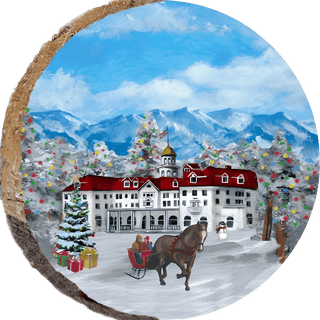Sleigh Ride at the Stanley Hotel Ornament