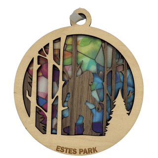 Bigfoot Light Catcher Estes Park Ornament