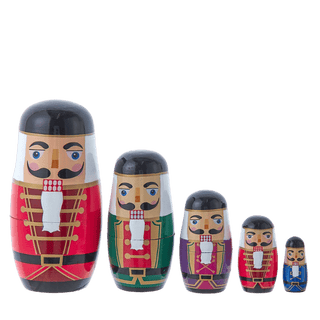 Nutcracker Nesting Doll Set, 5-Pieces