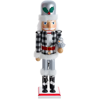 15" Gingham Nutcracker