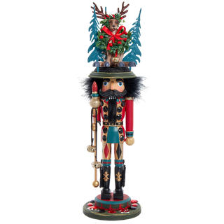 15" Hollywood Nutcrackers™ Soldier With Deer Hat Nutcracker
