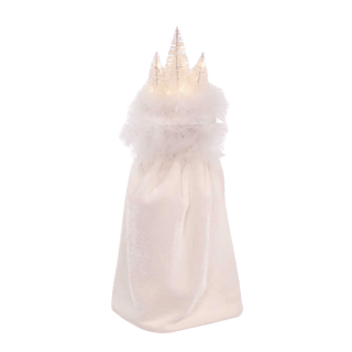 15" Hollywood Nutcrackers™ White Winter LED Hat Nutcracker