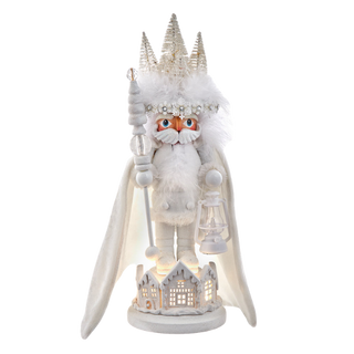 15" Hollywood Nutcrackers™ White Winter LED Hat Nutcracker