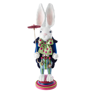 18" Hollywood Nutcrackers™ White Rabbit Nutcracker