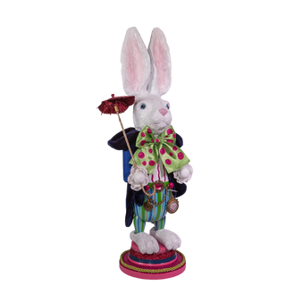 18" Hollywood Nutcrackers™ White Rabbit Nutcracker