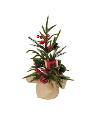 24" Berries & Pinecones Tree