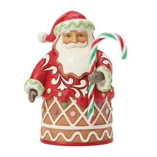 Gingerbread Santa Candy Pint