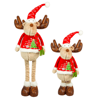 Skip to the beginning of the images gallery Christmas Sweater Moose Stretch Leg