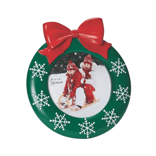 Snowflake Wreath Picture Frame