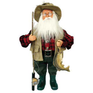 15" Bass Fishing Claus