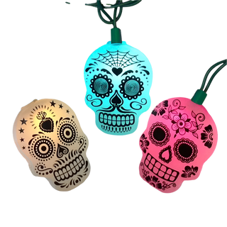 Day of the Dead Skull Lights S10