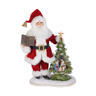 Lighted Christmas Eve Reverence Santa