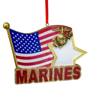 U.S. Marine Corps® Star With Flag Ornament