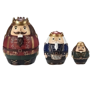 3pc Nesting Nutcracker