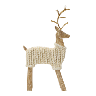 Woodgrain Deer Large
