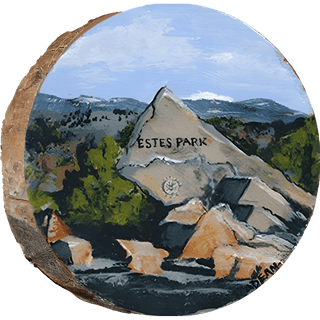 Entrance into Estes Park Ornament