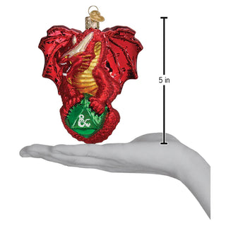 Dungeons and Dragons Red Dragon Ornament