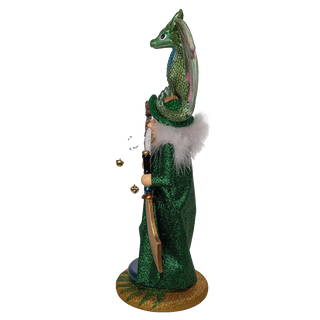 18" Hollywood Nutcrackers™ Wizard With Dragon Nutcracker