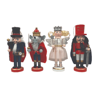 5″ Nutcracker Suite Ornaments, Set of 4