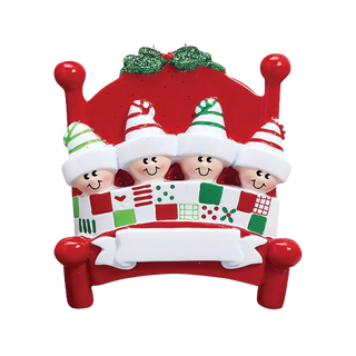 4 Bed Heads Ornament