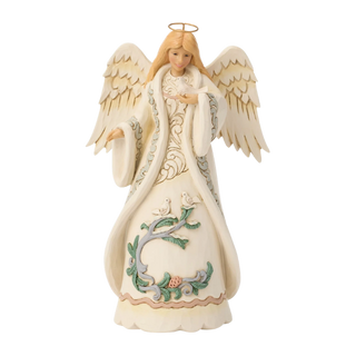 Woodland Angel with Dove Figurine