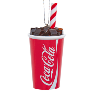 3.5" Coca-Cola® Cup With Straw Ornament