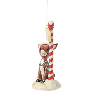 Rudolph by North Pole Sign Ornament