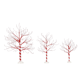 Peppermint Twist Trees Set of 3
