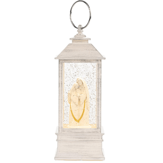 Lit Musical Holy Family Lantern