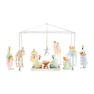 Patience Brewster Silver Nativity Mini Figures Set