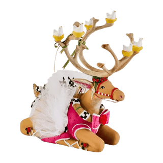 Patience Brewster Dash Away Sitting Dancer Reindeer Figure