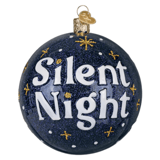 Silent Night Round Ornament