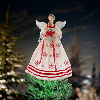 16" Un-Lit Comfort & Joy Angel Treetop