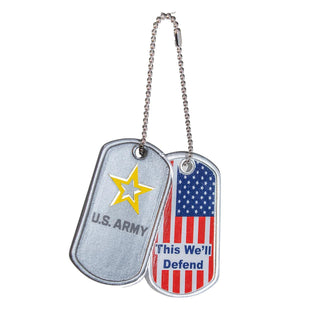 U.S. Army® "This We'll Defend" Dog Tag Ornament