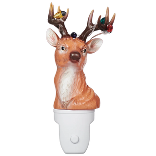Reindeer with Blinking Antlers Night-Light