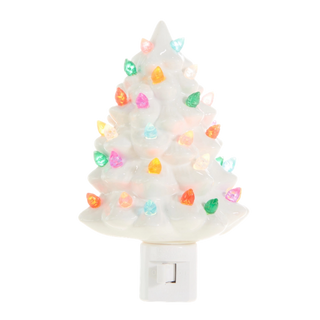 Vintage White Tree Night Light