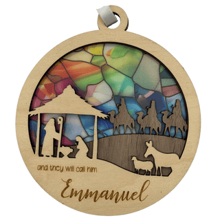 Nativity Light Catcher Ornament