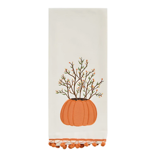 Pumpkin and Bittersweet Dish Towel