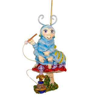 5" Alice In Wonderland Caterpillar Ornament
