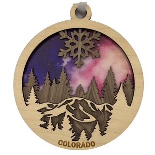 Mountain Light Catcher Colorado Ornament