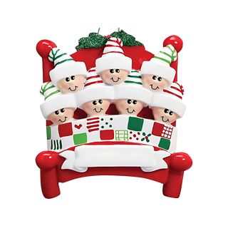 7 Bed Heads Ornament