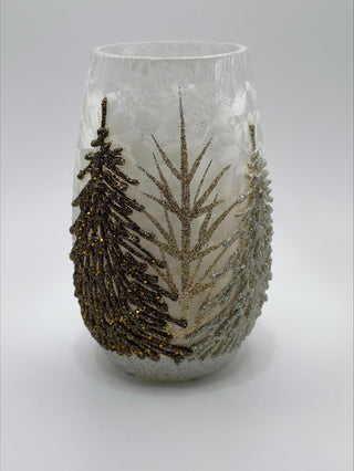 Winter Wonderland Pre-Lit Small Vase