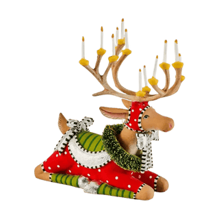 Patience Brewster Dash Away Sitting Dasher Reindeer Figure