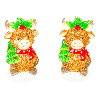 Christmas Moo Duo Salt Pepper Set